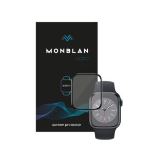 Захисне скло Monblan для Apple Watch 42mm 3D Full Glue (Black) 18191