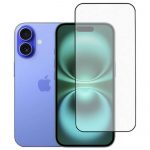 Захисне скло Monblan для iPhone 16 Plus/15 Plus/14 Pro Max 2.5D Anti Static 0.26mm [Dust-Proof] (Black) 31725