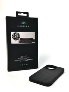 Чохол Monblan для iPhone 14 Pro [MKM14P] Kevlar Magnetic Series (Black-Grey) old 21105