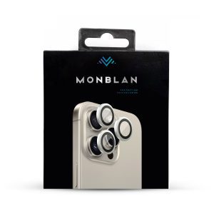 Захисне скло Monblan для камери iPhone 15 Pro/15 Pro Max Metal Ring Series 31450