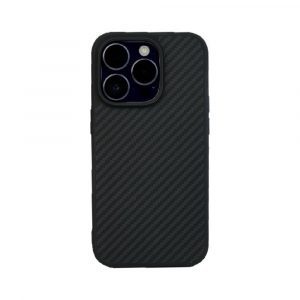 Чохол Monblan для iPhone 15 Pro [MKM15P] Kevlar Magnetic Series (Black-Grey) old 29607