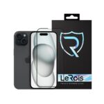 Захисне скло LeRois для iPhone 16/15/14 Pro  [LR15] 3D [+ Matte Back Film] (Black) 21407