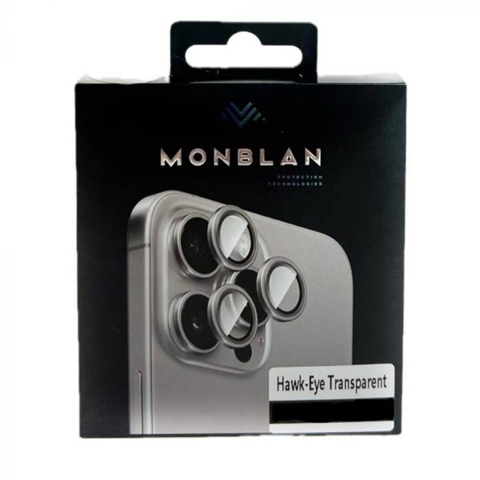 Захисне скло Monblan для камери iPhone 16 Pro/16 Pro Max Metal Ring Series 32973
