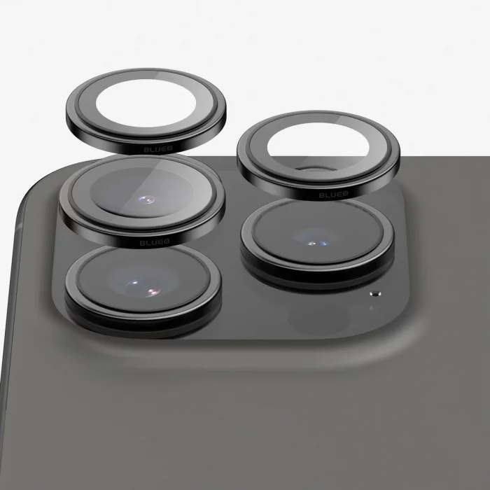Захисне скло Monblan для камери iPhone 16 Pro/16 Pro Max Metal Ring Series 32976