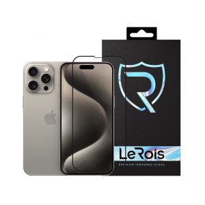 Захисне скло LeRois для iPhone 16 Pro [LR16P] 3D [+ Matte Back Film] (Black) 31493
