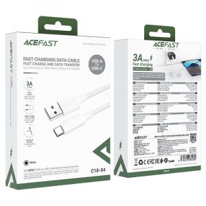 Кабель Acefast C18-04 USB to USB-C Braid Series 34021