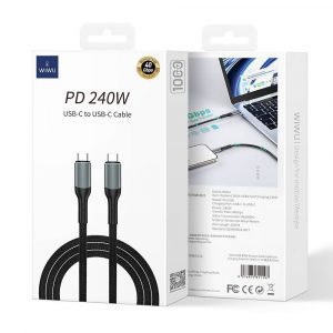 Кабель Wiwu Wi-C036 USB-C Charge 240W PD Projector Series 1m 35221